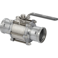 Zawór kulowy VIEGA 42758XL, PN16 DN 80 zw x zw, uchwyt: dźwignia