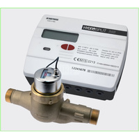Ciepłomierz rozdzielny mechaniczny komplet z wewnętrznym Modułem radiowym, typu HYDROSPLIT M3 DN 20 Qp=2,5 m3/h, Tmax: 90st.C, L=130 mm