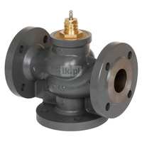 Zawór regulacyjny 3-drożny DANFOSS żeliwo kołnierz DN 50, 50 mm, max. 130'C, max. 1bar, ze sterowaniem elektrycznym