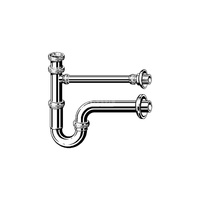 Syfon rurowy mosiądz chrom., nr wzoru 5611.02 G: 1¼ DN: 32