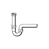 Syfon rurowy przeznaczenie: zlewozmywak, tworzywo sztuczne, nr wzoru 7985 G: 1½ DN: 40