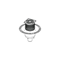 TECEdrainpoint S - zestaw odplywowy pionowy z kolnierzem