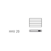 Grzejnik płytowy typ 20 KERMI V-HHV, z osłonami wym. 1400 x 1200 mm, kolor biały, moc 2448 W