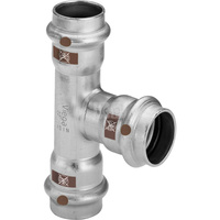 Trójnik VIEGA 1718 stal szlachetna 22 mm x 28 mm x 22 mm (mw x mw x mw)