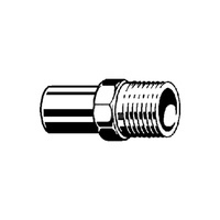 Element wsuwany Sanpress VIEGA 22111 jednoczęściowy, brąz / brąz, 12 mm, 1/2'' (kw x gz), 47 mm