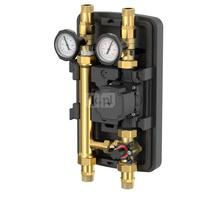 Grupa pompowa FLAMCO MEIBES GZ gazowy walcowy x GZ gazowy walcowy 1 cal (25) x DN 25 Kvs5.8, z izolacją, z pompą obiegową, z zaworem trójdrożnym