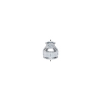 Mufa UNIPAK GEBO Fitting redukcja, żeliwo (ocynk), 1 1/2'' x 1'' (GW)