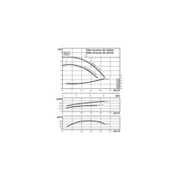 Pompa obiegowa WILO VeroLine-IPL 40/160-0,37/4 typu in-line z silnikiem znormalizowanym 50 Hz, moc silnika 0.37kW 1.06 A 1450 obr/min, wlot Kołnierz DN 40