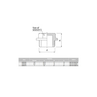 Korek VALVEX Twist nikiel GZ 1/2''