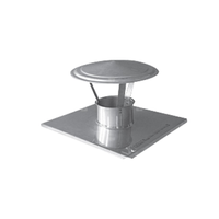 Końcówka pionowa wylotu spalin FI80 - Pakiet 6 szt.