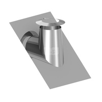 Przejście przez dach 26-35st. stal nierdzewna z kołnierzem fi160/260mm