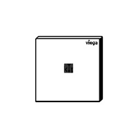 Przycisk uruchamiający do pisuaru Prevista Visign for More 200 spłukiwanie na podczerwień tworzywo sztuczne, szkło, drewno, nr wzoru 8620.2 płytka maskująca: drewno dąb bejcowany