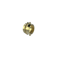 P.POŻ. ADAPTER PRZEJŚCIOWY OTWARTY Z GWINTEM WEWNĘTRZNYM ZACZEP TYPU "PIN LUG", CHROM POLER. 3" NPT GW x 2 1/2'' NST GW
