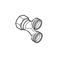 Trójnik VIEGA 12559 mosiądz 3/4'' (mu x eurokonus x eurokonus)