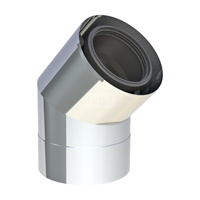 Kolano 45st. DN60/100 wysoki połysk