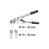 Zaciskarka TECE flex (obsługa ręczna) 14-32 mm