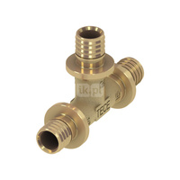 Trójnik TECE flex 90' mosiądz 25 mm (końcówka wtykowa x końcówka wtykowa x końcówka wtykowa)