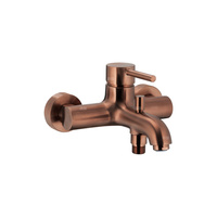 MOZA Bateria wannowa ścienna, Brushed rose gold PVD