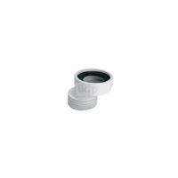 Przyłącze kanalizacyjne, krótkie L-125mm,wejście 90-110mm,wyjście 110mm z przesunięciem mimośr. 40mm
