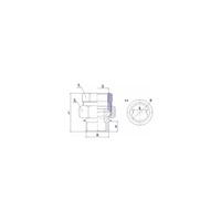 Złączka UNIPAK 0R43410002, 1/2'' (GW x GZ)