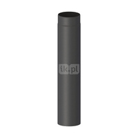Rura przedłużająca dł. 750mm fi180mm, kolor czarny