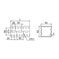Profil konstrukcyjny KE 6000mm OGCKE6