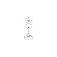 Jednouchwytowa armatura natryskowa VITUS VD-EH-M /o naścienna z mieszaczem