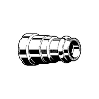 Złącze przejściowe Megapress VIEGA 4213 redukcja jednoczęściowy, stal (cynk/nikiel), 1 1/4'' x 35 mm (złącze zaprasowywane), 91 mm z uszczelką