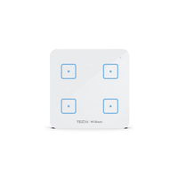 Włącznik czteropolowy Single WS-04, komunikacja bezprzewodowa TECH WTP, kolor Biały