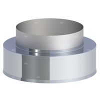 Zakończenie wylotu rury dwuściennej fi150mm