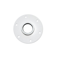 Pokrywa flanszy metalowa 125 mm z mufą 5/4" - 6 otworów