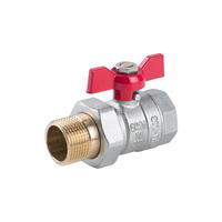 PHA-005 G1/2 WZ PN30 DN15 Kurek kulowy śrubunek dławik II CuZn-C