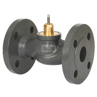 Zawór regulacyjny dwudrożny DANFOSS VF2, DN 8 x DN 8 (kołnierz x kołnierz), PN 16, Kvs: 100 m3/h