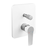 Bateria podtynkowa FERRO ADORE WHITE-CHROME 2-funkcyjna, kolor chrom