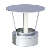 Osłona dwuścienna wylotu przewodu kominowego JEREMIAS 215-DWECO1076 80 mm