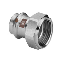 Dwuzłącze VIEGA 1763, stal nierdzewna / stal nierdzewna, 22 mm x 1 1/2'' (zw x gw)