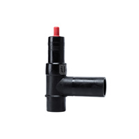 Zawór kątowy PE z nawietką bez odgałęzienia 63 x 32, Georg Fischer