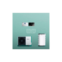 Pakiet Systemowy OZE - Pompa ciepła powietrzna powietrze-woda monoblok VAILLANT VWL 35/6A aroTHERM plus 3.6 kW 400 V + Moduł komunikacji internetowej VR 940f + Moduł sterowania VWZ AI + Zasobnik buforowy VP RW 50 + Regulator sensoCOMFORT VRC 720