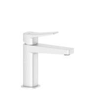 Bateria Malaga, umywalkowa, stojąca ze spustem klik-klak, white