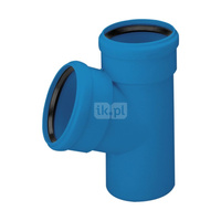 Trójnik MAGNAPLAST Ultra dB UDBEA 87' PP-m DN 160 (ww x ww x wz), kolor niebieski