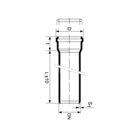Rura kanalizacyjna zewnętrzna pp-md MAGNAPLAST KG2000 200 x 3000 x 7.7 z kielichem kolor zielony, klasa SN 16