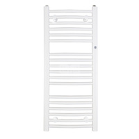 Grzejnik drabinkowy INSTAL-PROJEKT OMEGA R, wym. 915 x 500 mm, kolor biały/white silk, moc 436W