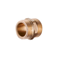 Nypel KFA Armatura, mosiądz, 3/8'' (GZ)