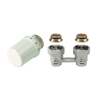 Zestaw do grzejników dolnozasilanych: głowica Thera-6 T3019 + zawór Verafix VK , kątowy, 3/4" V2496EX020A