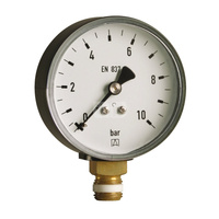 Manometr z rurką Bourdona AFRISO RF standardowy 0/25 bar G1/8B aksjalne fi 40 mm, kl. 1.6%