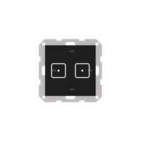 Włącznik dwupolowy FRAME FS-02m, komunikacja przewodowa Sinum SBUS, kolor Czarny