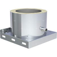 Płyta fundamentowa z odpływem skroplin w bok (mufa1/2+korek)