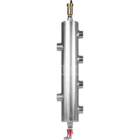 Rozdzielacz do instalacji c.o. AFRISO BLH 890 GZ 1'', 3-obieg. GW 1/2'', max. 70 kW